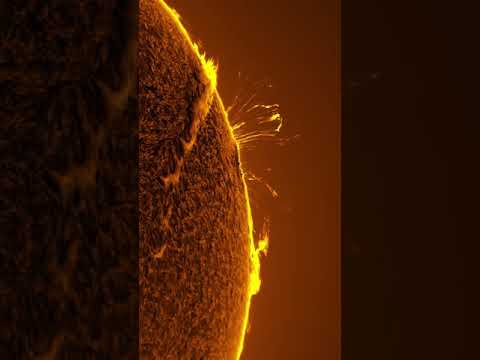 Solar flares are explosions on the Sun which emit radiation into space ☀️ #Science #Shorts #Space