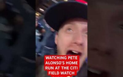 Pete Alonso Home Run LIVE From Citi Field Watch Party 🔥🤯