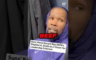 KEVIN DURANT AND STEPHEN A. SMITH HAVE SERIOUS BEEF 👀