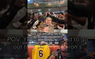 People Are Celebrating LeBron James 40th Birthday 😂🎂