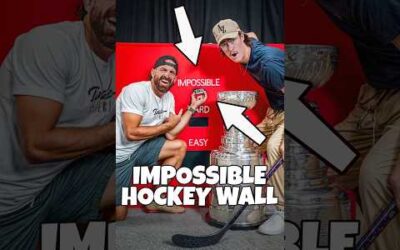 CRAZIEST IMPOSSIBLE SHOT YET 🤯🏒 @AlwaysHockey