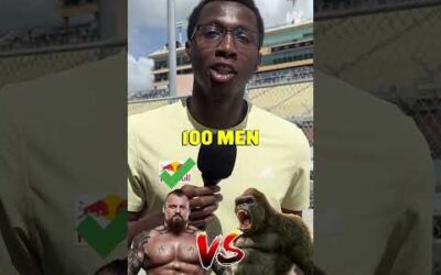 100 Men Easily Take 1 Gorilla Out! It’s Not Even Close!