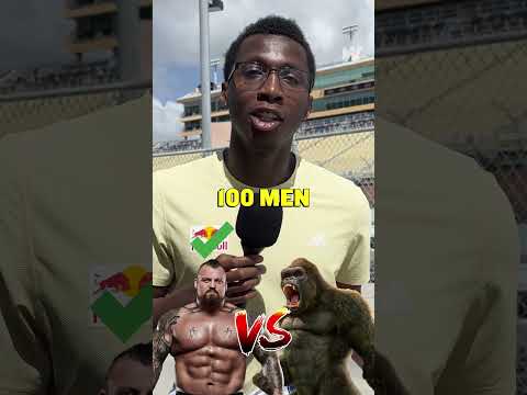 100 Men Easily Take 1 Gorilla Out! It’s Not Even Close!