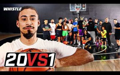 JULIAN NEWMAN VS. 20 HOOPERS 🔥 ft. Rashad McCants & K Showtime