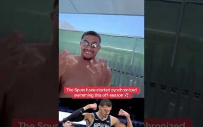 Wemby Is Making The Whole Team Synchronize Swim 🤣
