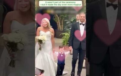 This toddler’s reaction at his mom’s wedding will melt your heart