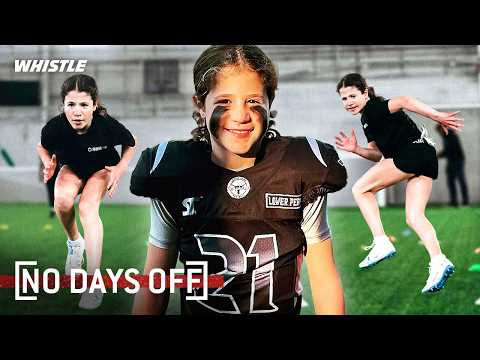 14-Year-Old Girl Trains Like Saquon Barkley! 😤