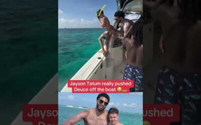 Jayson Tatum Sent Deuce Straight To The Water 🌊🤣
