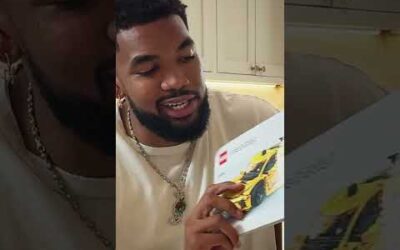Karl-Anthony Towns Dives Into His Latest LEGO Technic Build