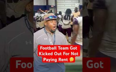 Football Team Got Kicked Out For Not Paying Rent 🤔