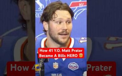 How 41-Year-Old Matt Prater Became A Bills HERO 🤯