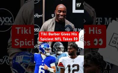 Tiki Barber Gives His Spiciest NFL Takes 👀