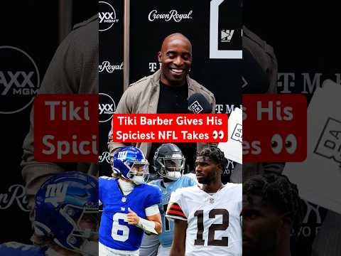 Tiki Barber Gives His Spiciest NFL Takes 👀