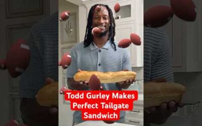 Todd Gurley Makes Perfect Tailgate Sandwich