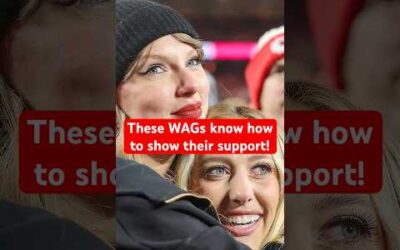 These ultimate WAGs know how to show their support!
