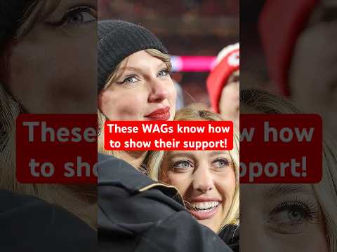 These ultimate WAGs know how to show their support!