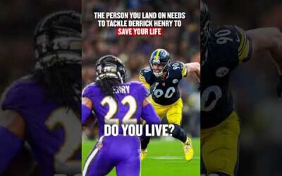 The Person You Land On Needs To Tackle Derrick Henry 😳