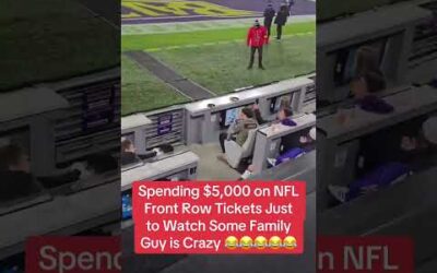 Paying $15k For NFL Tickets Only To Watch Family Guy 💀