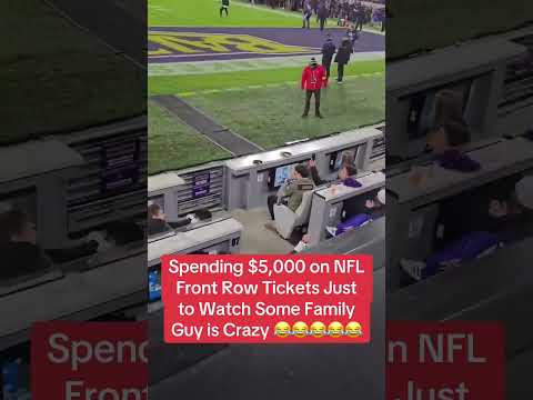 Paying $15k For NFL Tickets Only To Watch Family Guy 💀