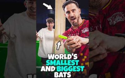 Smallest Bat vs Biggest Bat 🏏