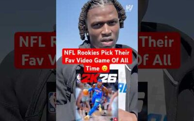 NFL Rookies Pick Their Fav Video Game Of All Time 😮