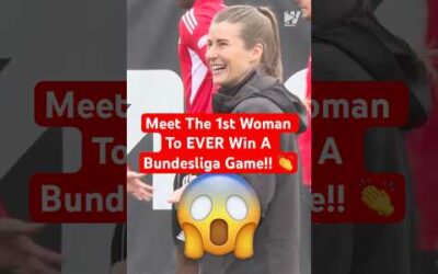 Meet The 1st Woman To EVER Win A Bundesliga Game!! 👏