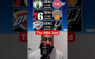 The NBA Sold SO Bad With The Opening Night Schedule 😬